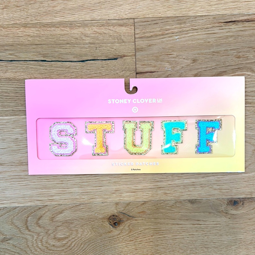 Stoney Clover Lane Multicolor Glitter Sticker Patches